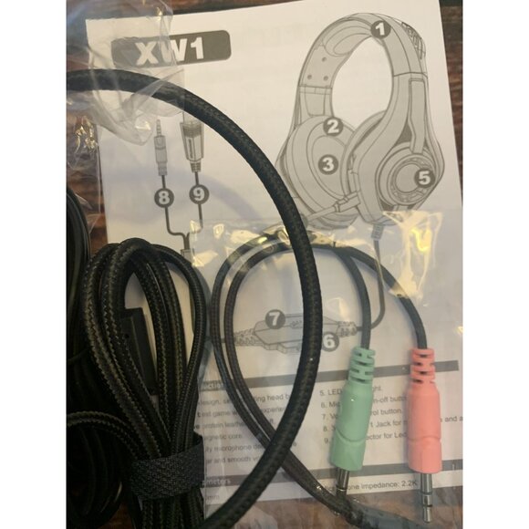 Tatybo XW1 Gaming Headset PC PS5 PS4 Noise-Cancelling Mic Soft Earmuffs Featherw - Picture 6 of 8